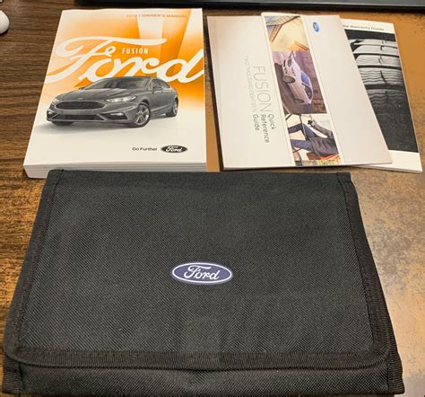 ford fusion owners manual 2018